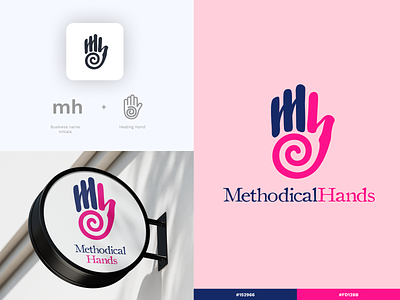 Methodical hands - Logo design for a Massage Business