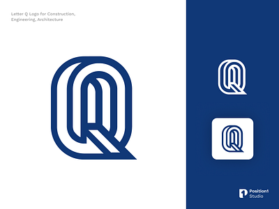 Impossible Q Logo - Engineering, Construction, Architecture branding design graphic design illustrator logo vector