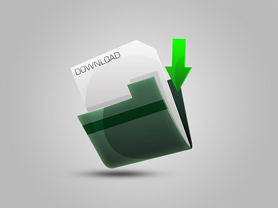 Download Icon arrow download green icon map