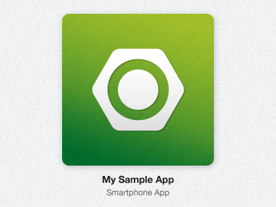 Sample App Icon app icon