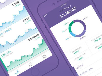 Circle Invest app bitcoin crypto ethereum ios iphone purple
