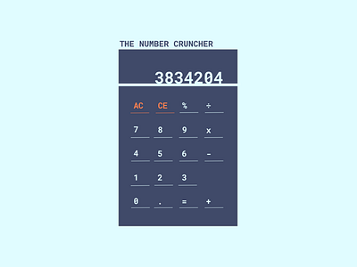 Calculator calculator design minimal website