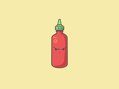 Hot Sauce avatar character chilli food hot sauce icon illustration sauce vector