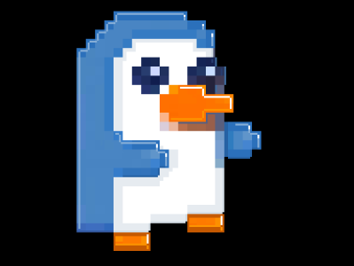 adventure time pixelartish pinguin adventuretime fanart illustration pinguin pixelart stylised