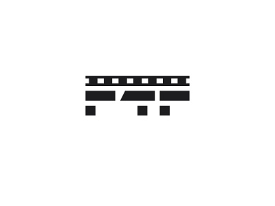 Fun For Films black creative film films logo mark marks monogram simple sympol