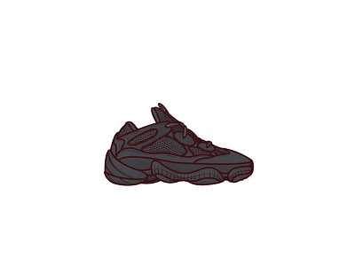 “Utility Black” Adidas Yeezy Desert Rat 500 adidas adobe back complex desert rat 500 hypebeast kanye midwest shoes sneaker texture yeezy