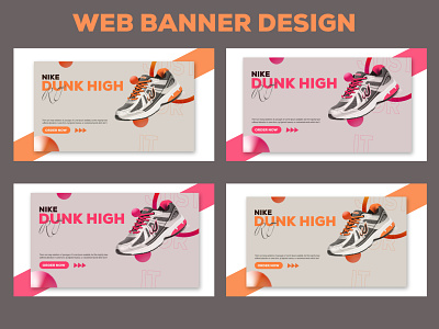 WEB BANNER DESIGN ads design animation banner design facebook graphic design illustration media design photoshop social media design web banner web banner design