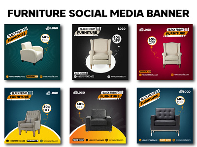 FURNITURE SOCIAL MEDIA BANNER ads design ads post design animation banner design facebook banner facebook cover furniture social media banner graphic design illustration photoshop social media banner social media design social media post web banner