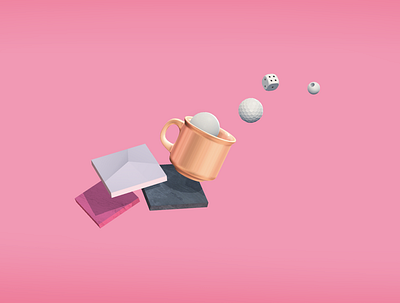 Deco Toys 3d app branding colors design game ios low poly minimalist unity
