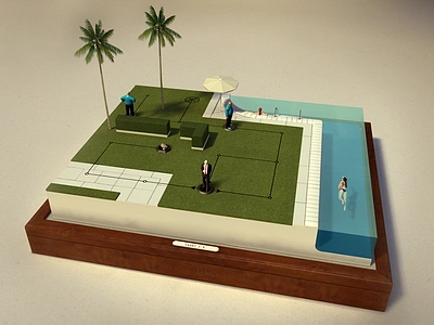 Hitman GO based diorama game hitman hitman go ios miniature model scale square enix turn