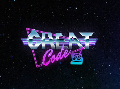 Cheat Code Arcade & Bar branding design graphic design illustration logo typography