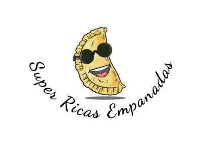 Super Ricas Empanadas graphic design illustration logo typography vector
