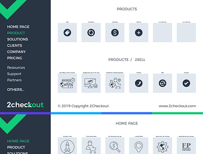 2Checkout Website Icons Set icon icon design icon set