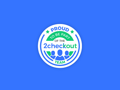 Proud to Be Part of the 2Checkout Team Badge