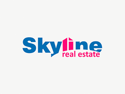 Logo design for Skyline estate logo real skyline