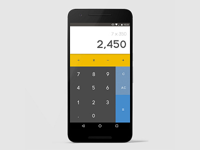 Daily UI Challenge 004 - Calculator