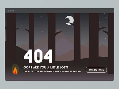 Daily UI Challenge 008 - 404 Page