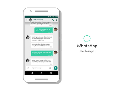 Daily UI Challenge 013 - Direct Messaging app design daily ui daily ui challenge design direct messaging graphic design redesign ui uiux ux web design whatsapp