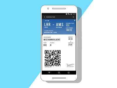 Daily UI Challenge 024 - Boarding Pass app design boarding pass daily ui daily ui challenge graphic design ui ux web design