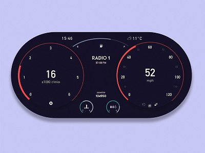 Daily UI Challenge - Car Interface