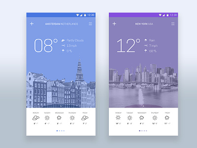 Daily UI Challenge 037 - Weather