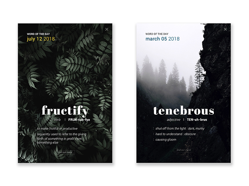 Daily UI Challenge 045 - Info Cards daily ui challenge daily ui ui ux app design web design graphic design info cards