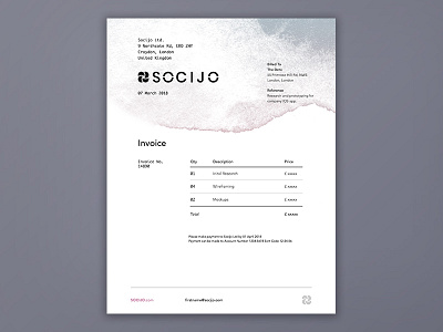 Daily UI Challenge 046 - Invoice