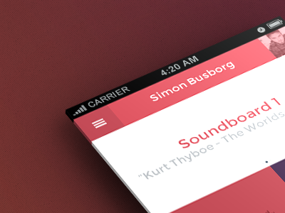 Soundboard iOS App app apple board design download flat font free icon icons invite ios ipad iphone mobile osx sound soundboard typography