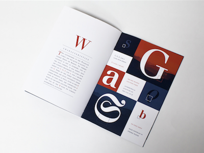 Walbaum Type Specimen Book type specimen walbaum type typography layout book grid scad