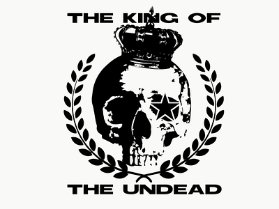 The King of The Undead design illustration