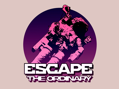 Escape the Ordinary design illustration