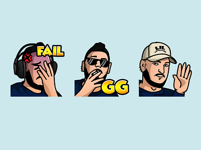 Twitch Emotes design emote illustration twitch