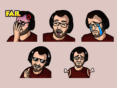 Twitch Emotes design emote illustration twitch