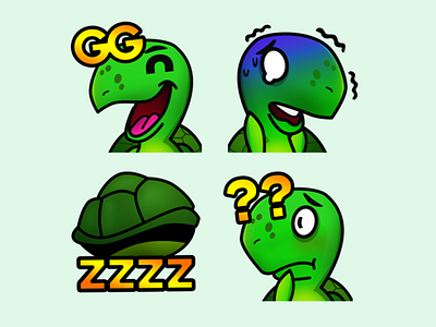 Turtle Twitch Emotes