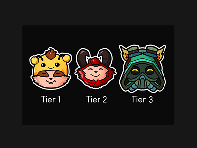 Teemo Twitch Badges badges game gaming league of legends strean teemo twitch