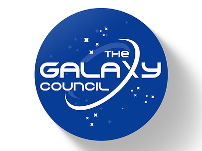 "The Galaxy Council" Logo Design galaxy logo logo design nasa space