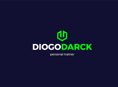 Diogo Darck Personal Trainer graphic design logo logodesign logotype mark personal trainer