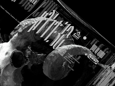 /Technical [hellish] esthetics 3d 3d art cinema4d gothic ram ram skull skull texture typogaphy typography art