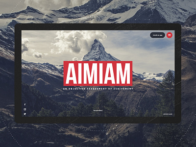 Aimiam app desktop grid minimal minimalism site ui ux web