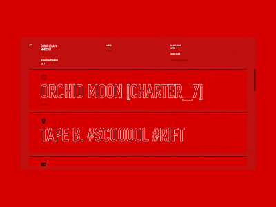 ED_#Lab_7 desktop grid minimal minimalism mono monochrome red site ui ux web