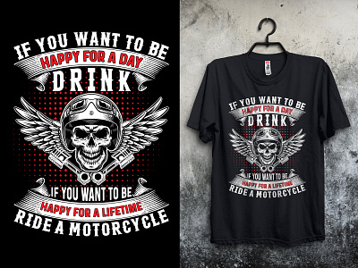 Motorcycle T-Shirt Design.
