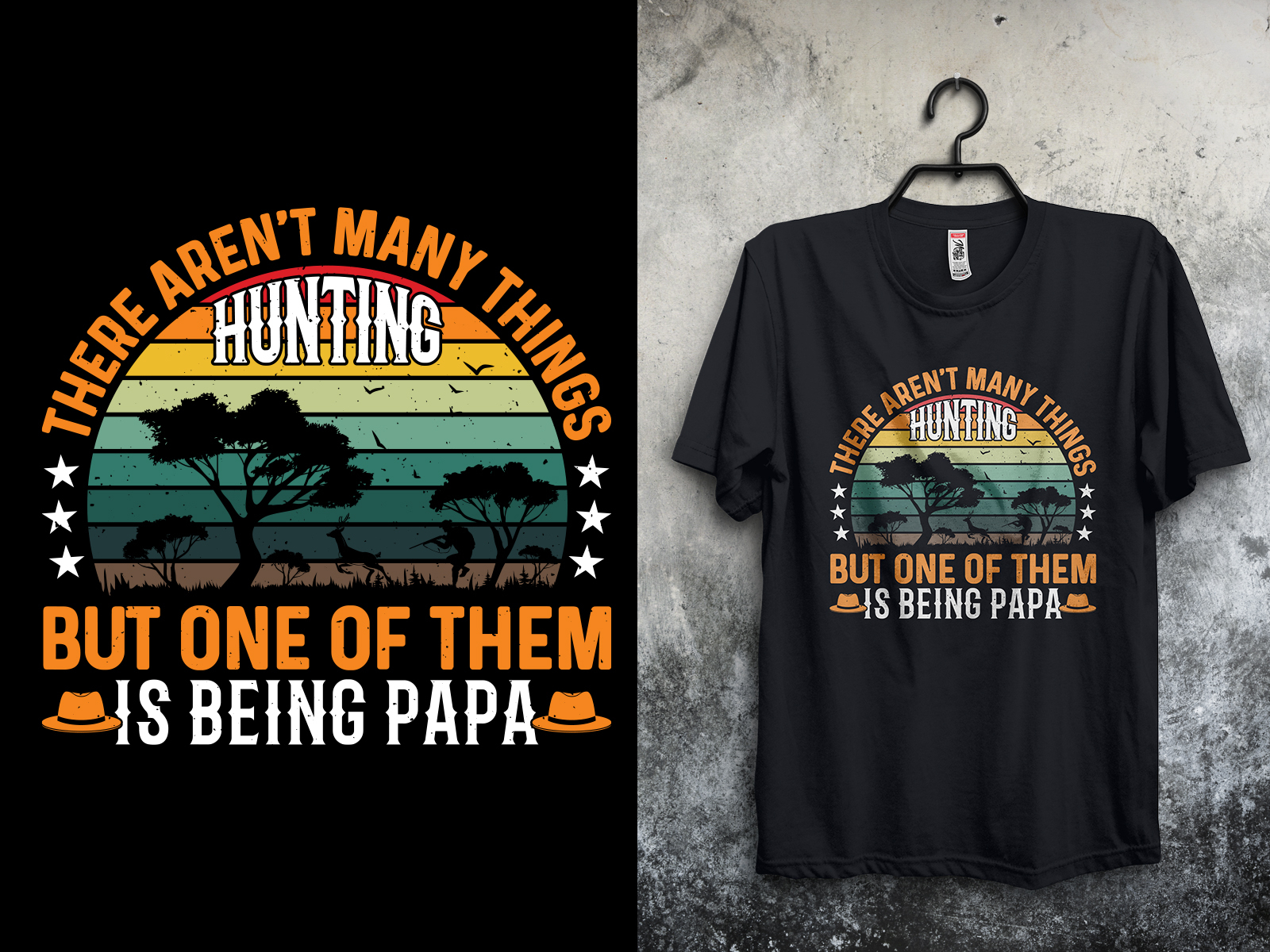 Hunting T-shirt design . by Bishojit Chandra on Dribbble