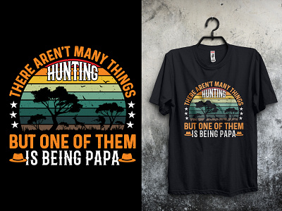 Hunting T-shirt  design .