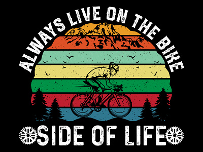 Bicycle T-Shirt Design.