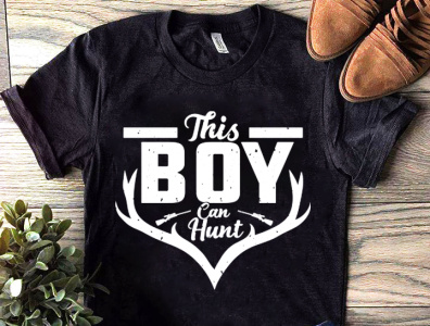 This BOY Can Hunt boy t shirt hunting t shirt