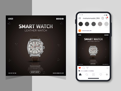 SMART Watch Social Media Post Design