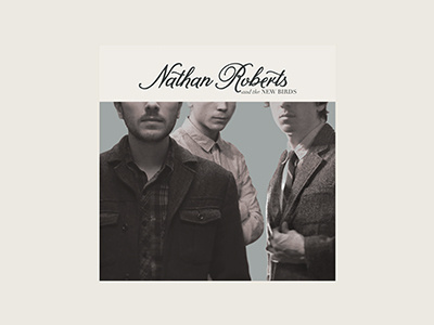 Nathan Roberts and the New Birds Album Concept album art clean earthtone music vintage vinyl