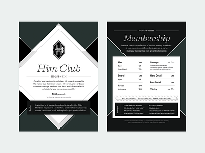 House of Him - Membership Postcard