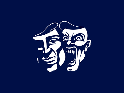 Mood Masks adobe illustrator branding illustration illustrative logo logo logo design mask spectacle stage theater vector