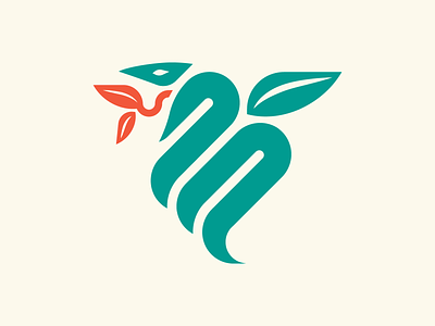Snake Plant adobe illustrator animal logo environment illustration logo minimalist nature plants snake snake logo vector